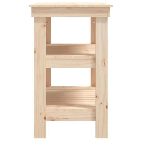 Arbejdsbord 78,5x50x80 cm massivt fyrretræ