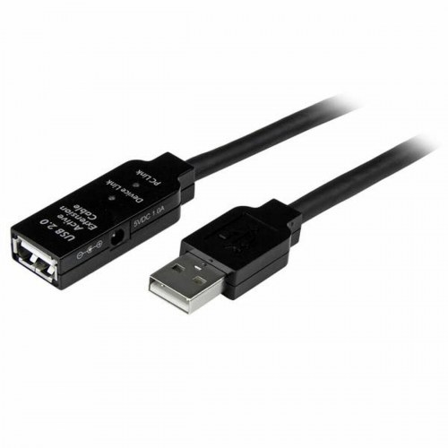 USB forlængerkabel Startech - USB-A 2.0, 20 m, sort