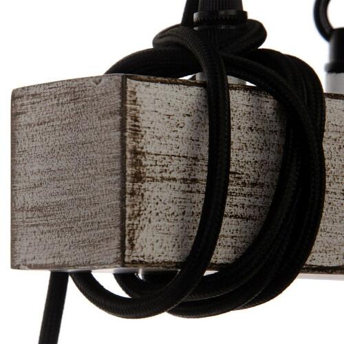 Loftslampe 107 x 5 x 15 cm Sort Metal