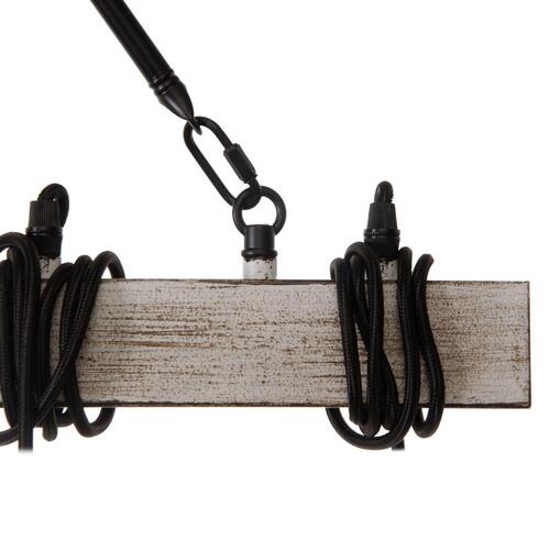 Loftslampe 107 x 5 x 15 cm Sort Metal