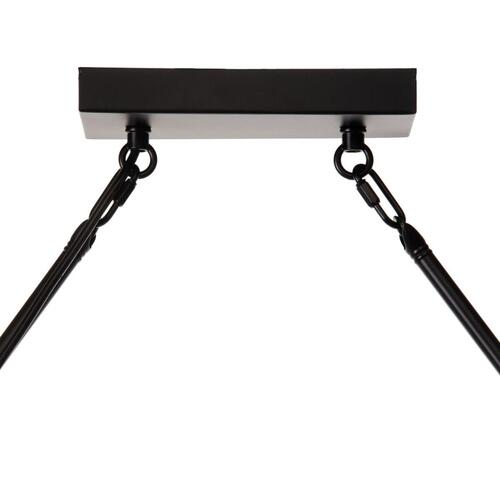 Loftslampe 107 x 5 x 15 cm Sort Metal