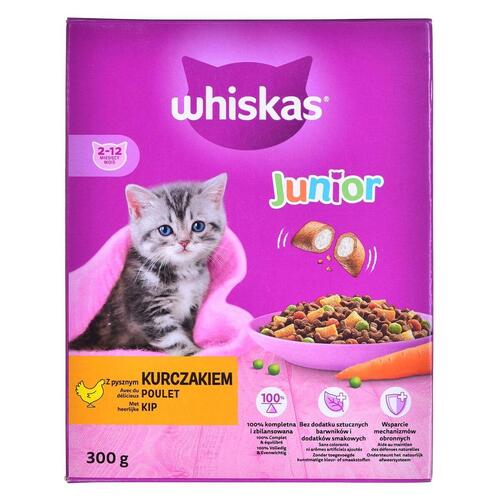 Kattemad Whiskas Junior Kylling 300 g