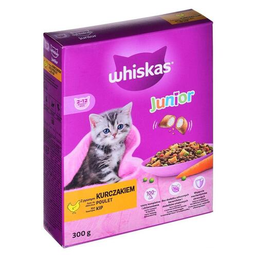 Kattemad Whiskas Junior Kylling 300 g