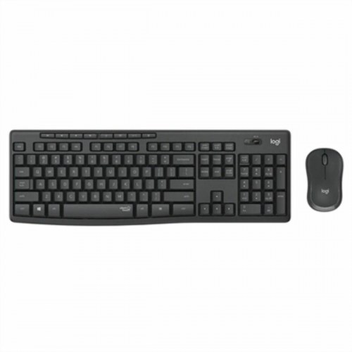Trådløst tastatur og mus Logitech MK295 - sort