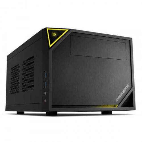 Sharkoon ATX semi-tårn kabinet - sort/gul