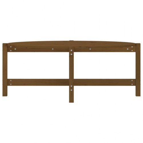 Sofabord 118 x 63 x 45 cm i massivt fyrretræ - gyldenbrun