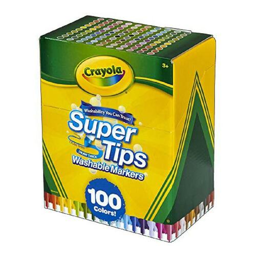 Sæt med Fiberpenne Super Tips Crayola 58-5100 (100 uds)