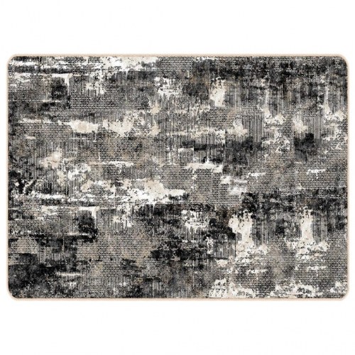 Vaskbart gulvtæppe 190 × 300 cm - flerfarvet, blødt fløjl