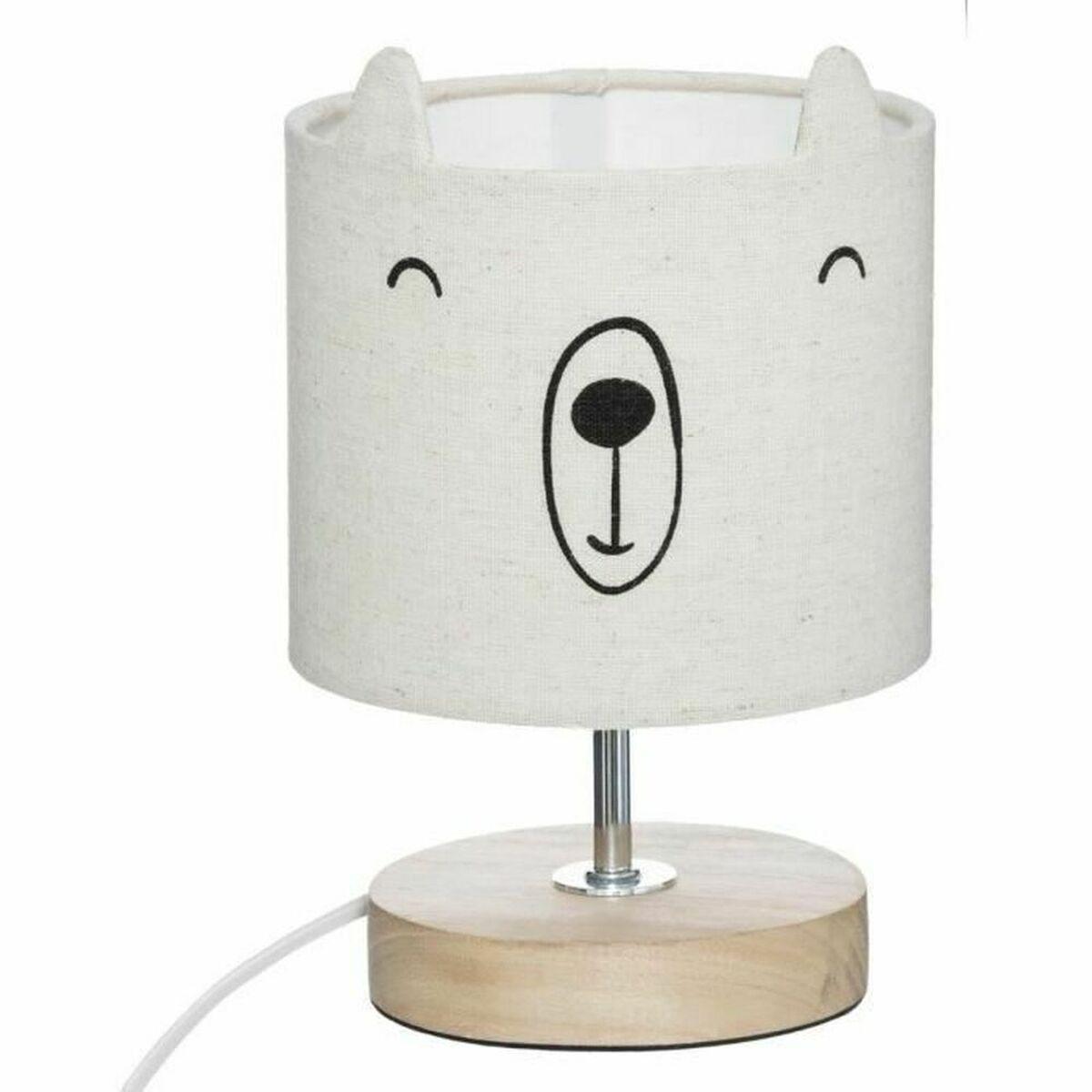 Atmosphera bordlampe til børn - Bjørn, beige, E14, 25 W (23 × 15 cm)