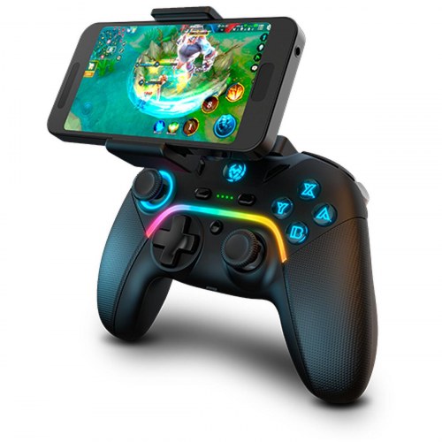 Krom Kayros trådløs gaming-controller - Bluetooth 5.0, sort