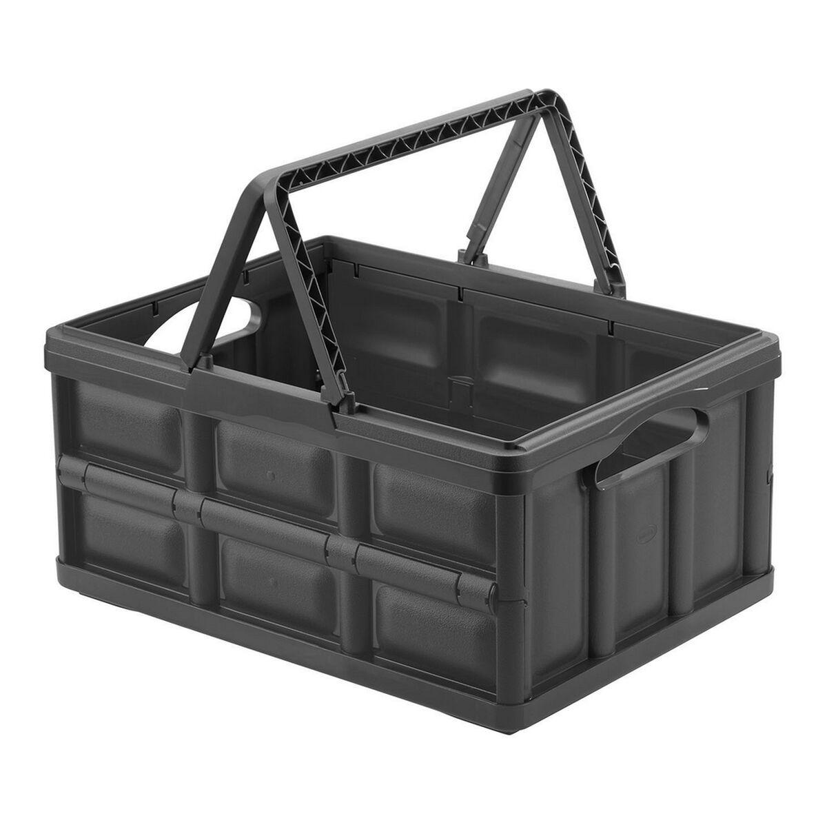 Tontarelli Ursus multifunktionel foldbar opbevaringsboks 32 l - mørkegrå (47,5 × 35,2 × 23 cm)
