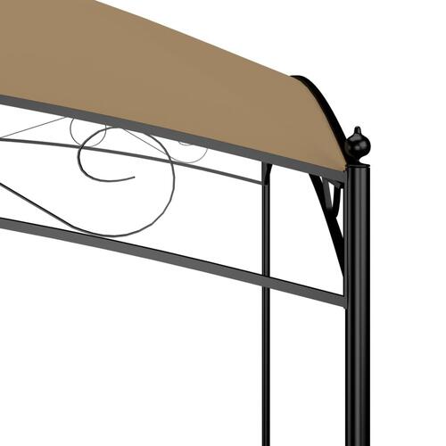 Pavillon 3x3x2,65 m 180 g/m² gråbrun
