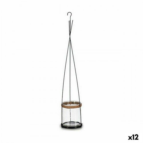 Fyrfadsstage Ibergarden metal og krystal 15,5 × 85,5 × 15,5 cm (12 stk)