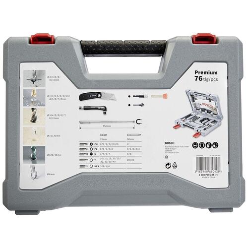 spole BOSCH 2608P00234 76 Dele Rustfrit stål Transport cover