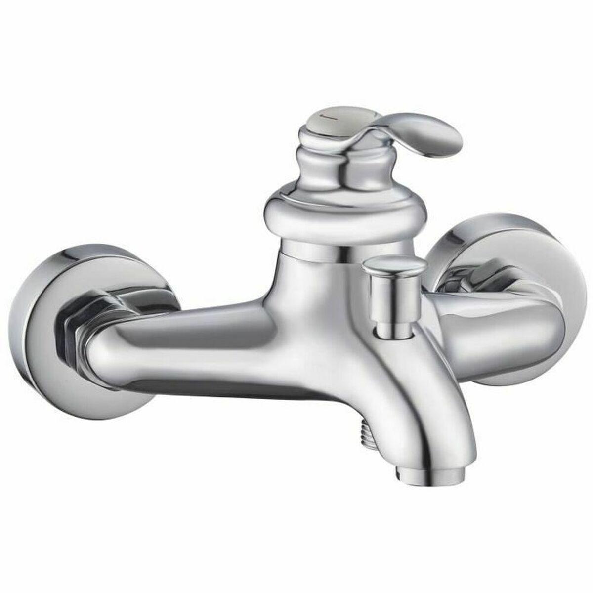 Hane med blandingsbatteri Rousseau Bruser Badekar Metal Kobber 15 cm