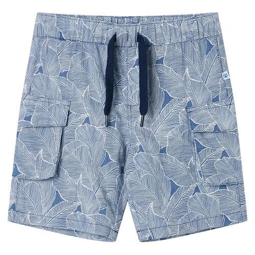 Shorts til børn str. 92 med snøre mørkeblå