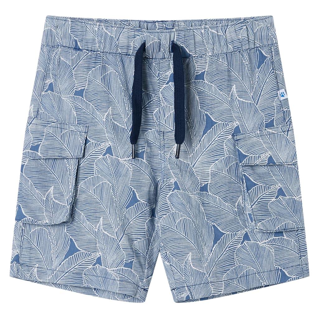 Shorts til børn str. 92 med snøre mørkeblå