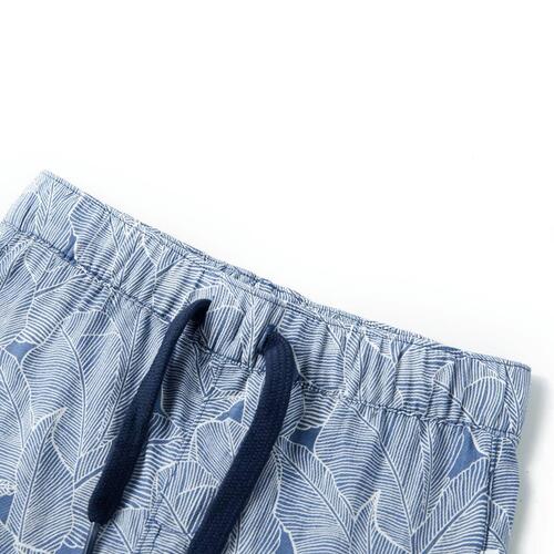 Shorts til børn str. 92 med snøre mørkeblå