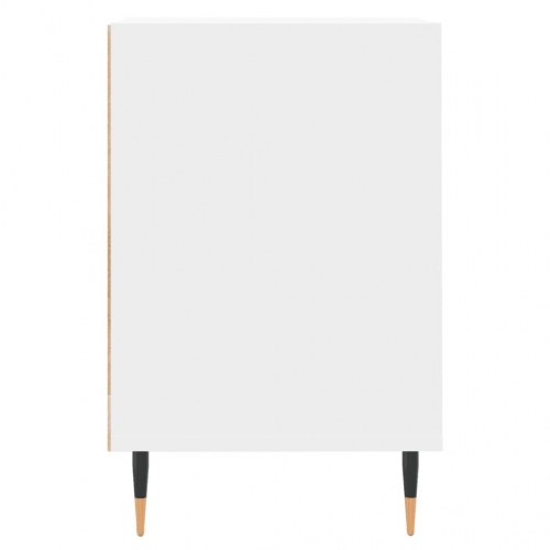 TV-bord i konstrueret træ 100 x 35 x 55 cm - hvid