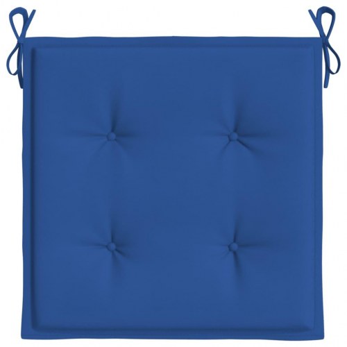 Hynder til havestol - 4 stk., 50×50×4 cm, oxfordstof, kongeblå
