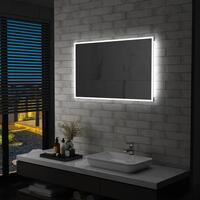 LED-vægspejl til badeværelset 100x60 cm