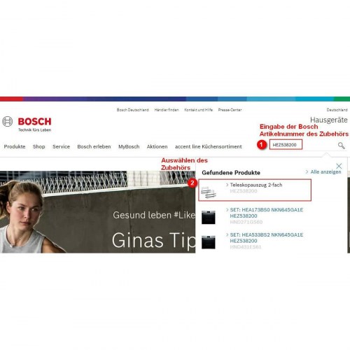 Bosch SMZ5300 kurv til opvaskemaskine - grå