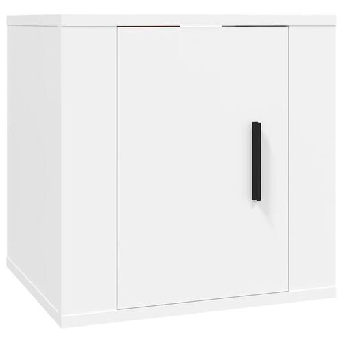 Væghængt tv-skab 40x34,5x40 cm hvid