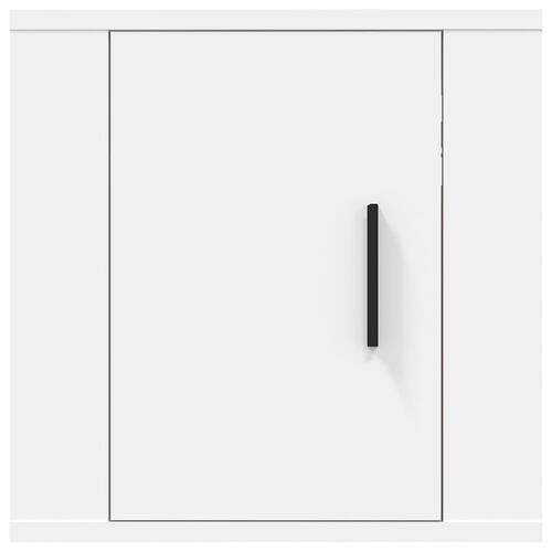 Væghængt tv-skab 40x34,5x40 cm hvid