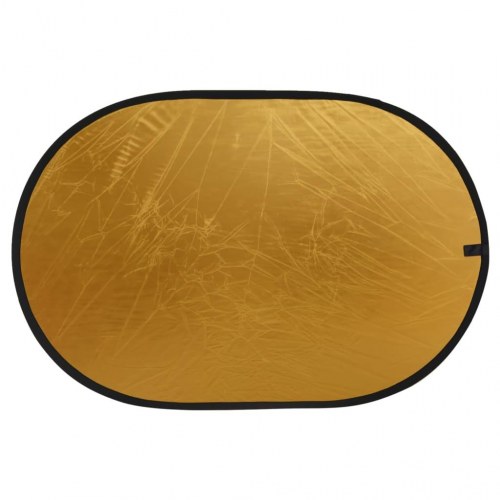 5-i-1 og 2-i-1 reflektorsæt med opbevaringsposer - rund 110 cm og ellipse 150×100 cm