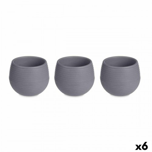 Grydesæt Ibergarden ES0301102S3 Antracit Plastik 12 x 12 x 11 cm (6 enheder)