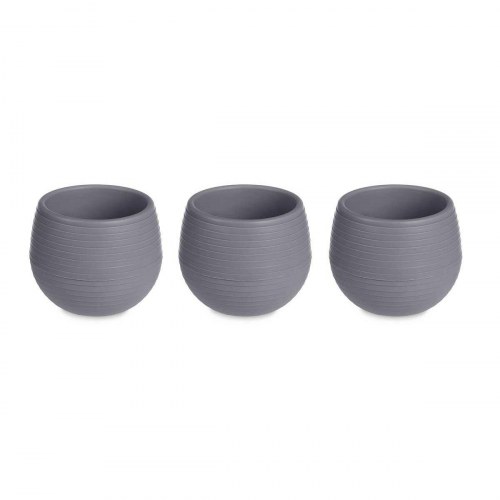 Grydesæt Ibergarden ES0301102S3 Antracit Plastik 12 x 12 x 11 cm (6 enheder)