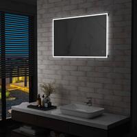 LED-spejl til badeværelset med berøringssensor 100x60 cm