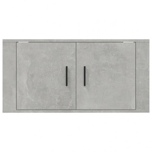Væghængt tv-skab 80×34,5×40 cm - betongrå