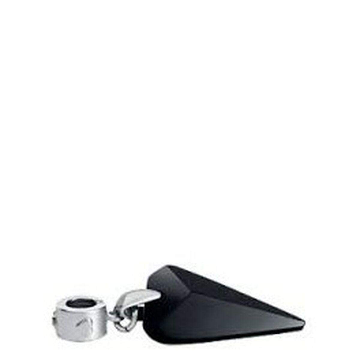 Charm/vedhæng til kvinder - sort, sølv, 1 cm (VMM0191-05)