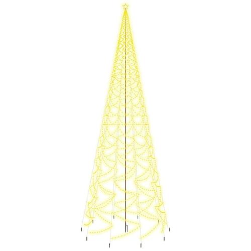 Juletræ med spyd 3000 LED'er 800 cm varmt hvidt lys