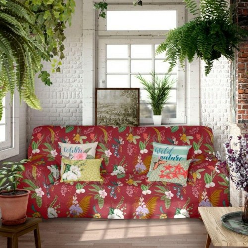 Multifunktionelt tæppe Icehome Botanical - Enkeltseng (180 x 270 cm)
