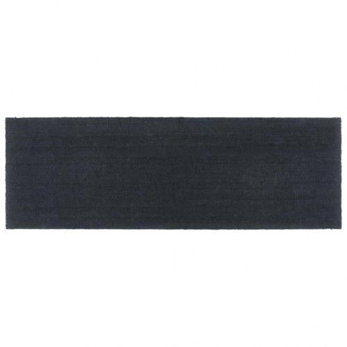 Dørmåtte i tuftet coir 100 × 300 cm - mørkegrå, skridsikker