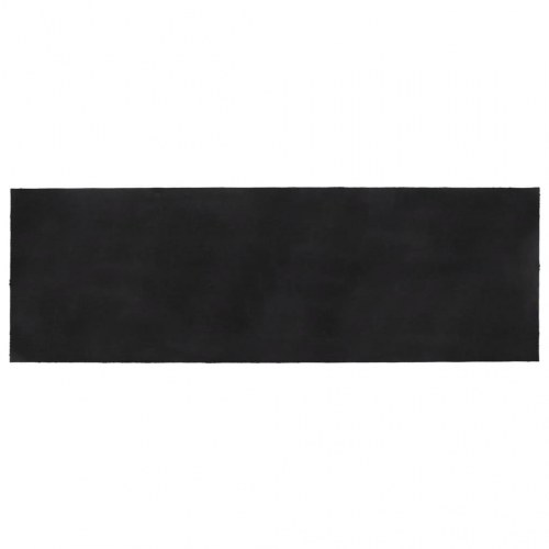 Dørmåtte i tuftet coir 100 × 300 cm - mørkegrå, skridsikker