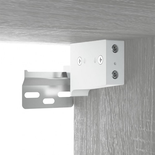 Væghængt tv-skab 80 × 34,5 × 40 cm - grå sonoma