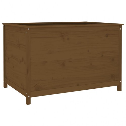 Højbed i massivt fyrretræ 119,5 × 82,5 × 78 cm - honningbrun