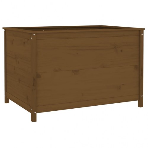 Højbed i massivt fyrretræ 119,5 × 82,5 × 78 cm - honningbrun