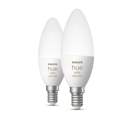 LED-lampe Philips Paquete doble E14 Hvid G E14 470 lm (6500 K) (2 enheder)