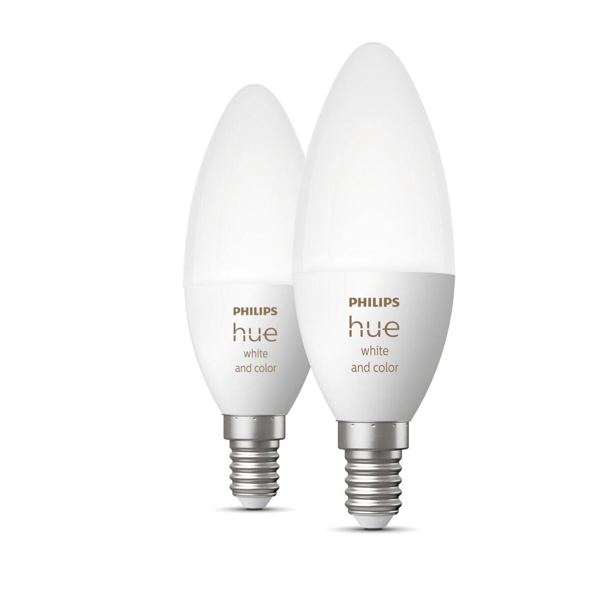 LED-lampe Philips Paquete doble E14 Hvid G E14 470 lm (6500 K) (2 enheder)