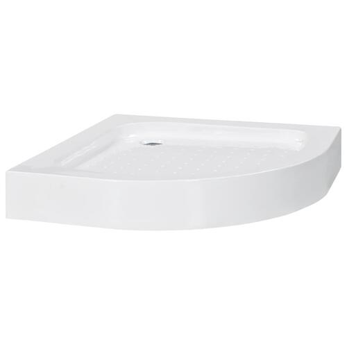 Brusekar 70 x 70 x 13,5 cm akryl hvid