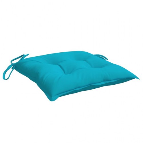 Stolehynder 6 stk. - 50×50×7 cm i oxfordstof, turkis