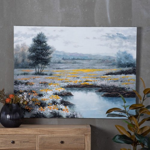 Lærred Landskab 120 x 3,5 x 90 cm