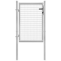 Havelåge galvaniseret stål 105x150 cm sølvfarvet