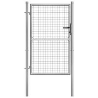 Havelåge galvaniseret stål 105x175 cm sølvfarvet