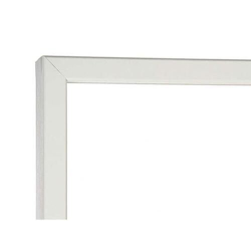 Vægspejl Hvid Træ MDF 40 x 142,5 x 3 cm (2 enheder)