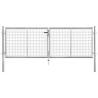 Havelåge galvaniseret stål 306 x 125 cm sølvfarvet